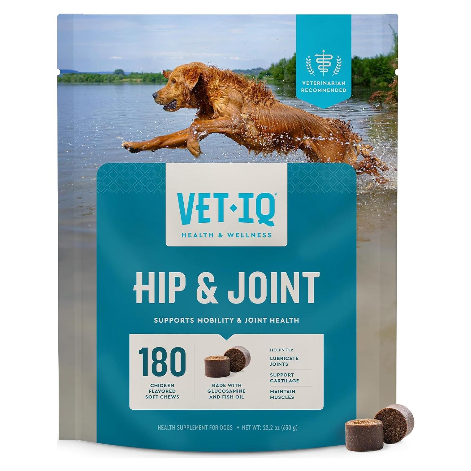 Suplemento de Glucosamina VetIQ para Perros 180 Masticables