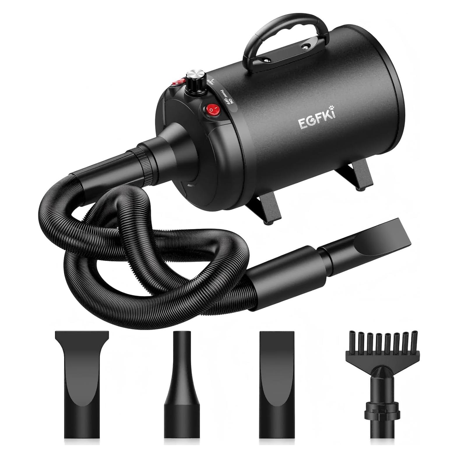 Secador de Pelo para Perros EGFKI 5.2HP 3800W Ajustable