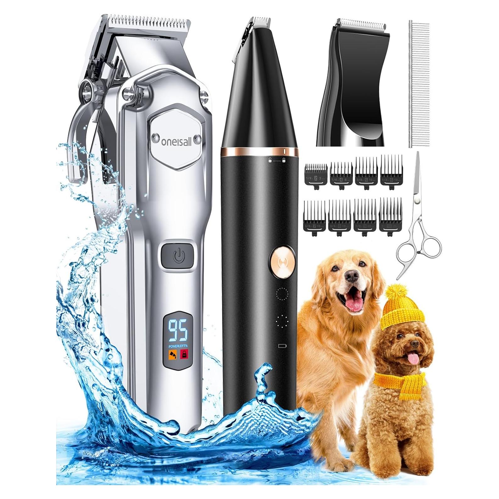 Cortapelos Inalámbrico Oneisall para Perros Gruesos 2000mAh