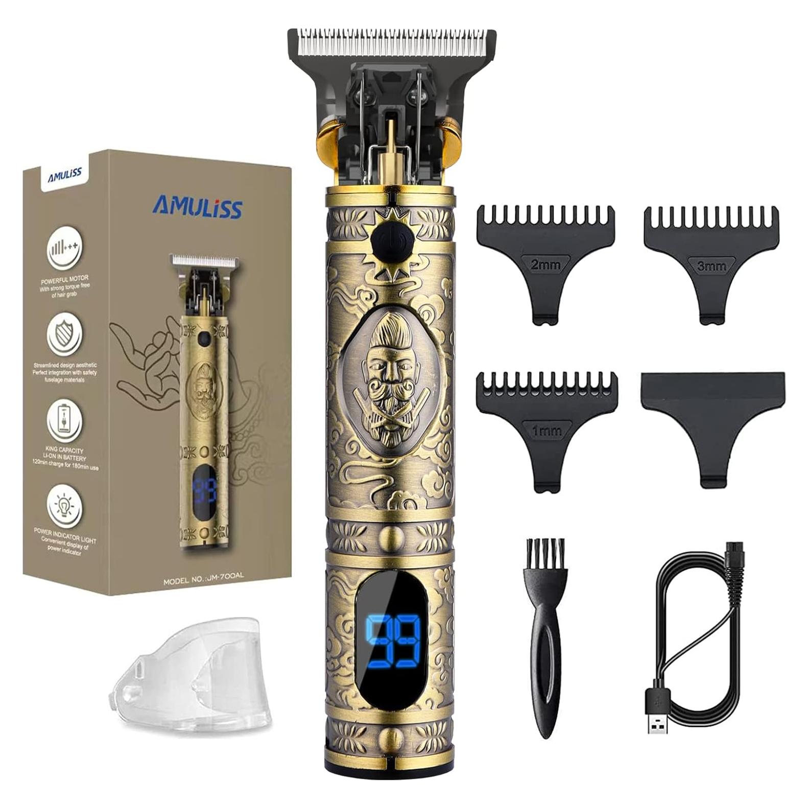 Cortadora de Cabello AMULISS AU-JM-700AL Inalámbrica LED