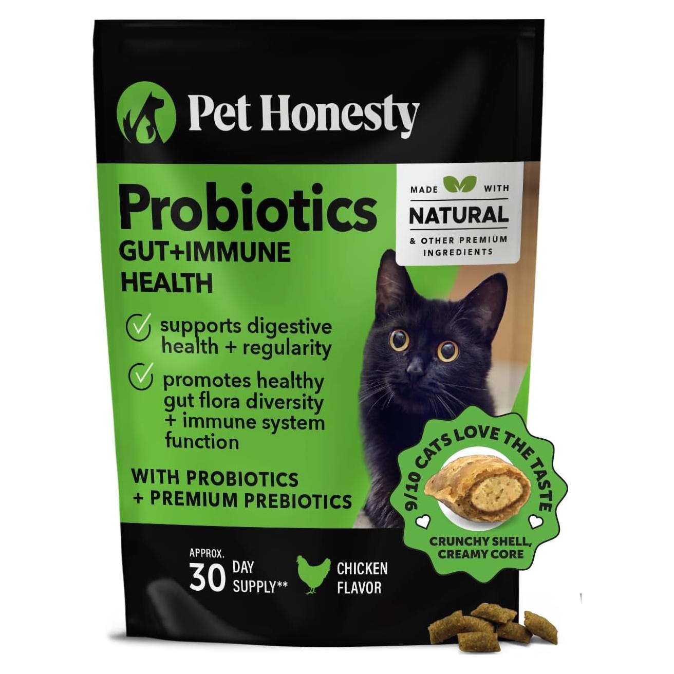 Suplemento Probioticos Gatos Pet Honesty 30 Días Pollo