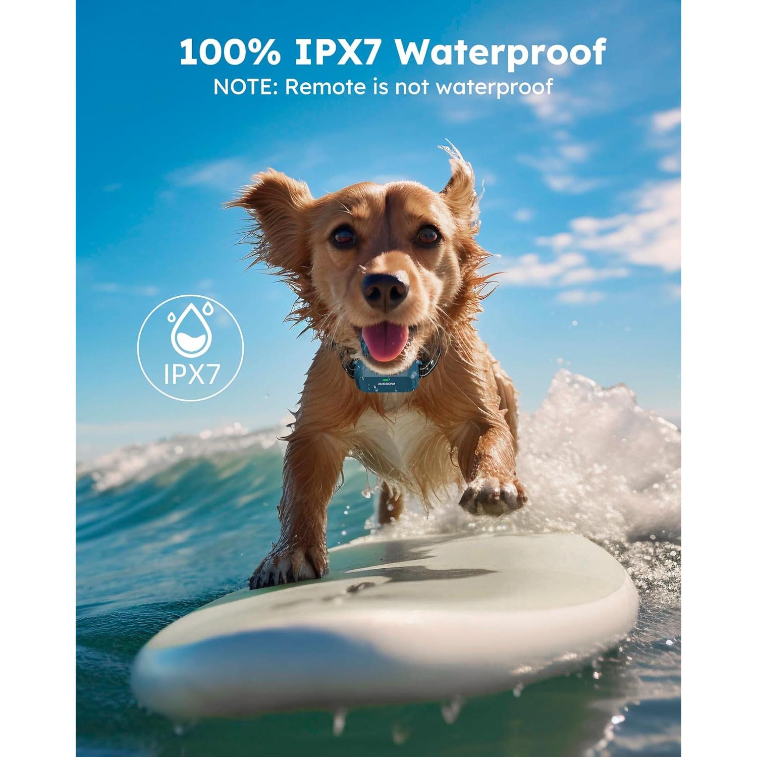 Collar de Entrenamiento Jugbow para Perros 4 Modos IPX7