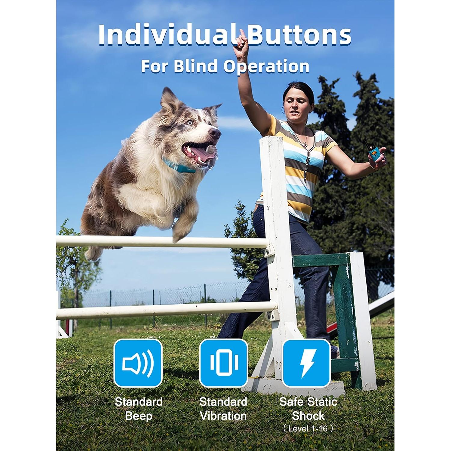 Collar de Entrenamiento Bousnic para Perros 4000ft IPX7