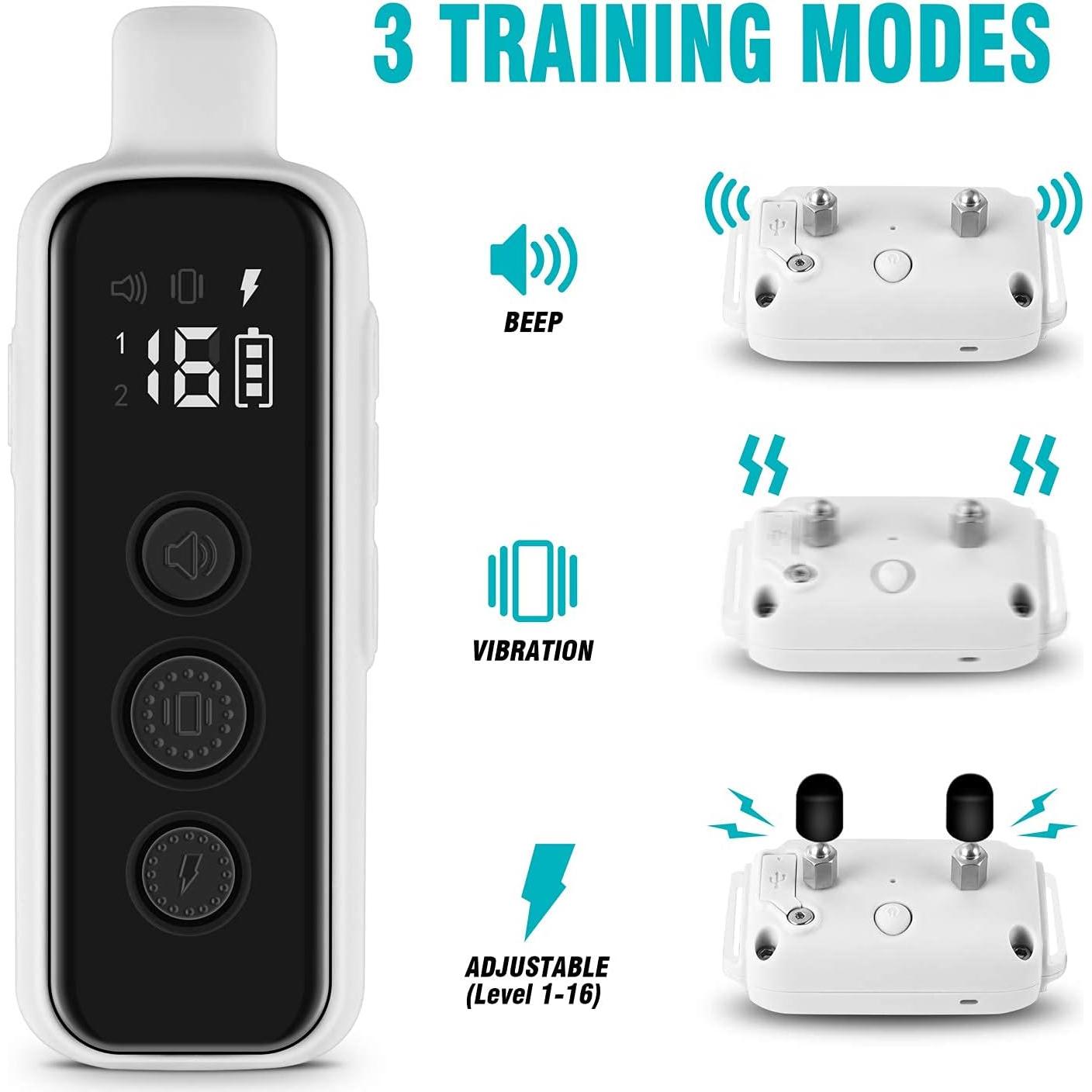 Collar de Choque Bousnic para Perros Recargable Impermeable