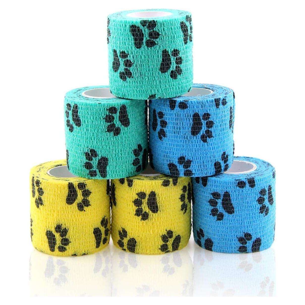 Vendaje Cohesivo AUPCON Autoadhesivo 5 Yardas 2 Pulgadas