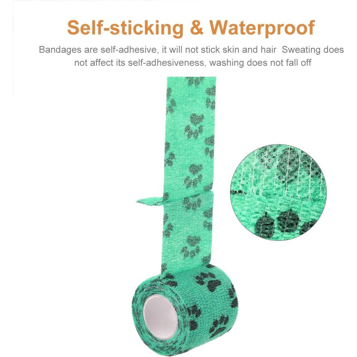 Vendaje Cohesivo AUPCON Autoadhesivo 5 Yardas 2 Pulgadas