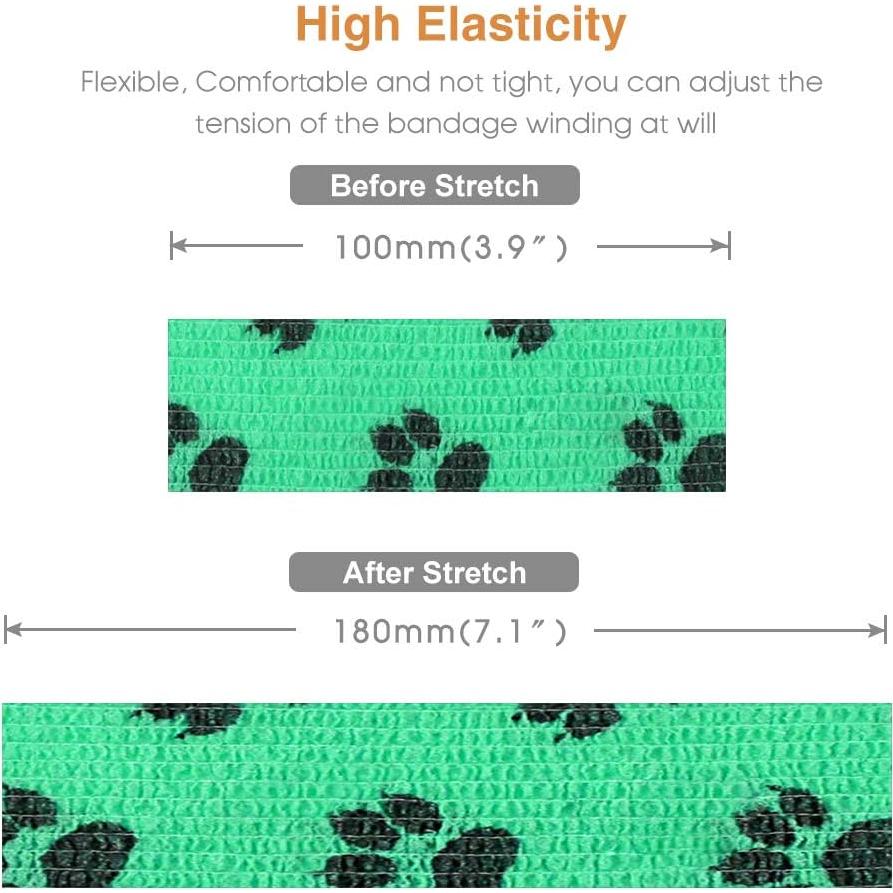 Vendaje Cohesivo AUPCON Autoadhesivo 5 Yardas 2 Pulgadas