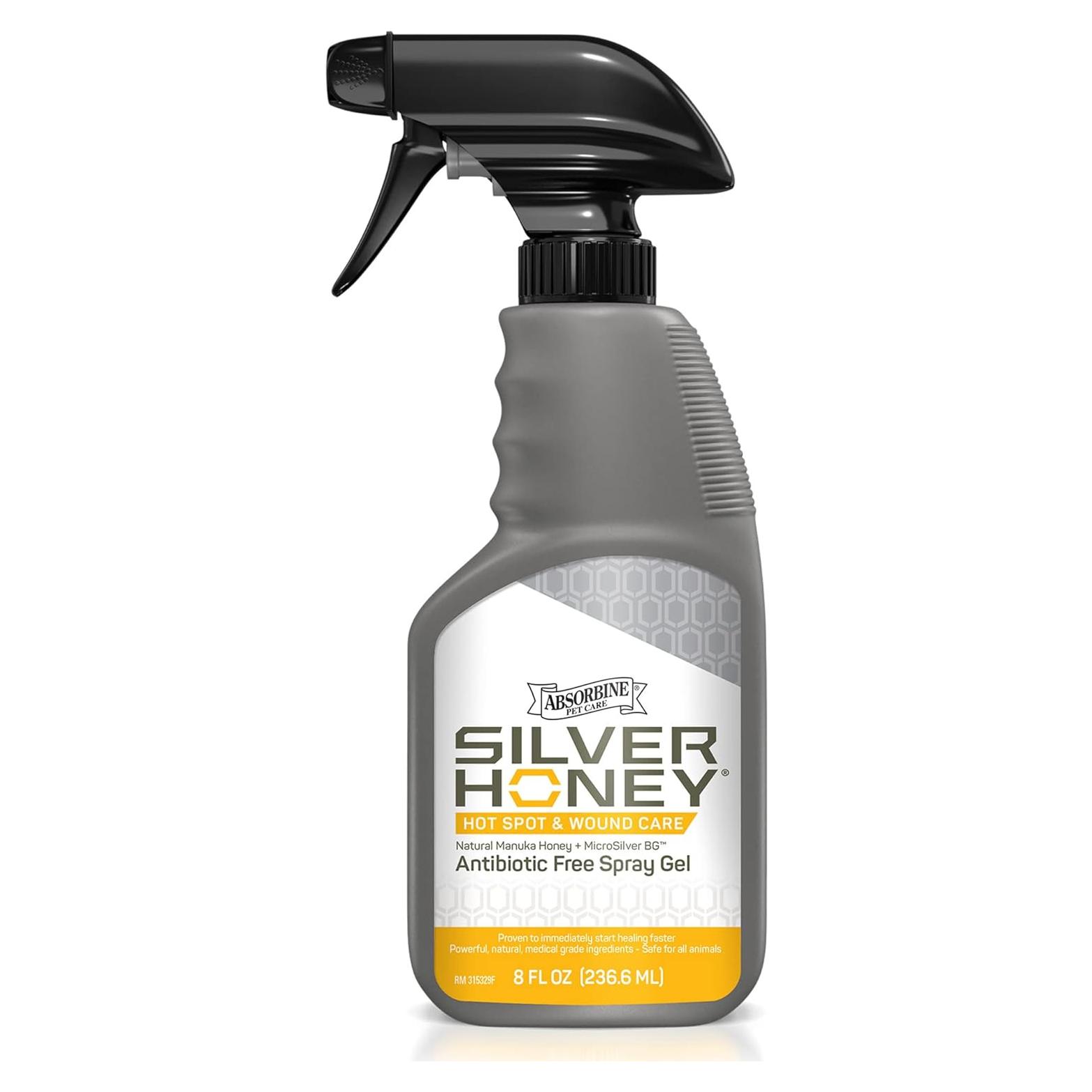Gel Cuidado Heridas Absorbine Silver Honey 226g Perros Gatos