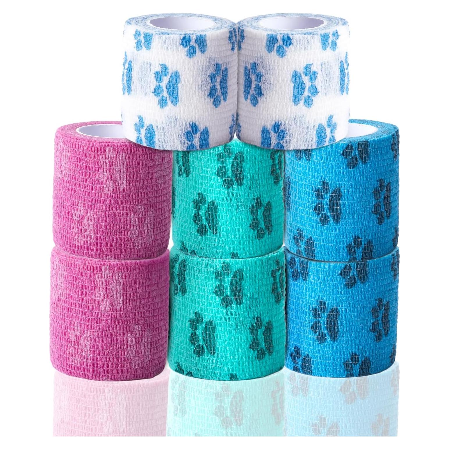 Venda Autoadhesiva Veterinaria FriPuP 5,08 cm 8 Rollos Colores