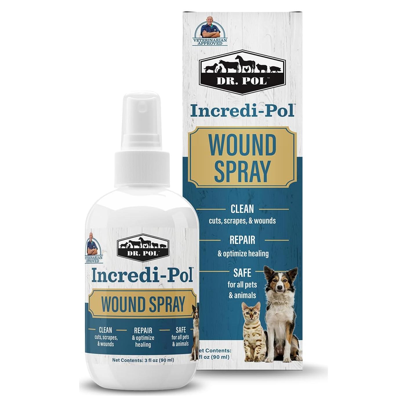 Spray Incredi-Pol para Heridas Innovacyn 113ml para Mascotas