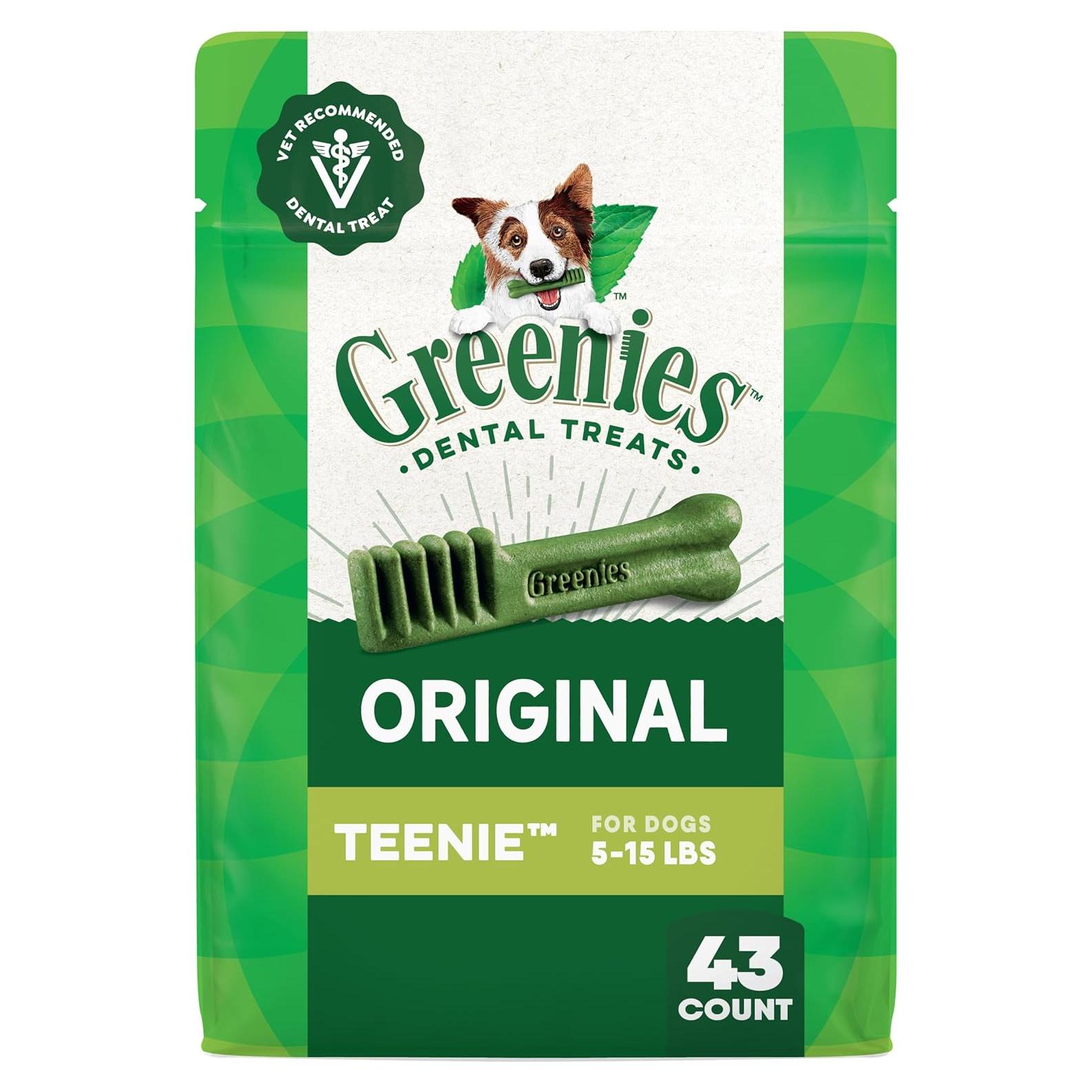 Golosinas Dentales Greenies para Perros 340 g - Sabor Original