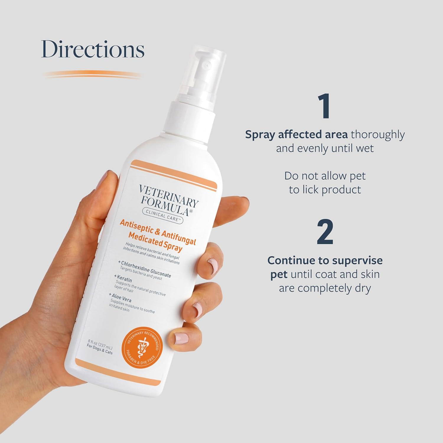 Spray Antiséptico y Antifúngico Veterinary Formula 236 ml