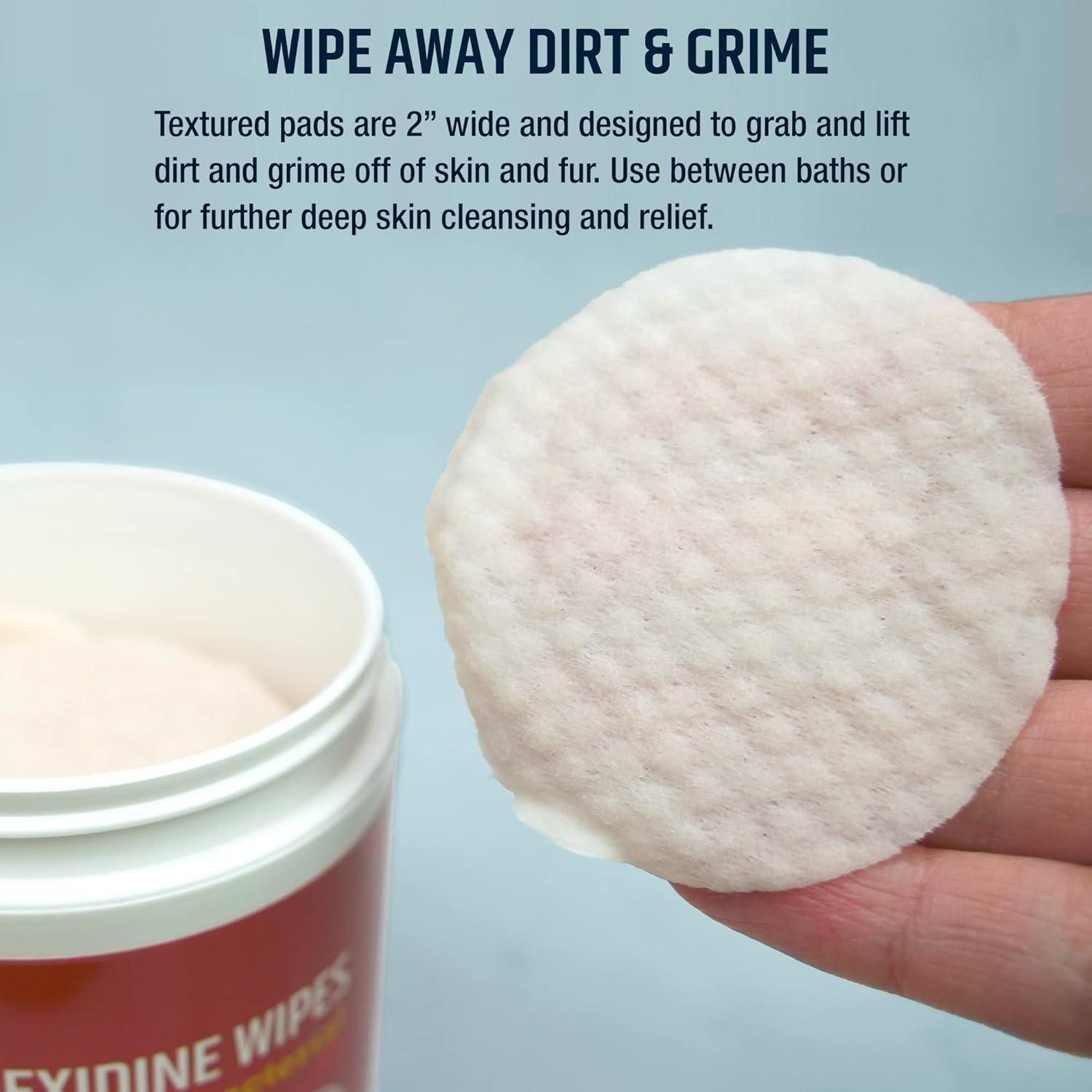 Toallitas de Limpieza Pet MD con Aloe para Gatos y Perros - 50 Unidades