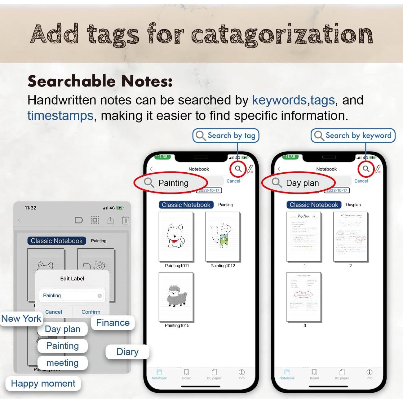 Bolígrafo Inteligente Ophaya + Bloc de Notas Mini 32p