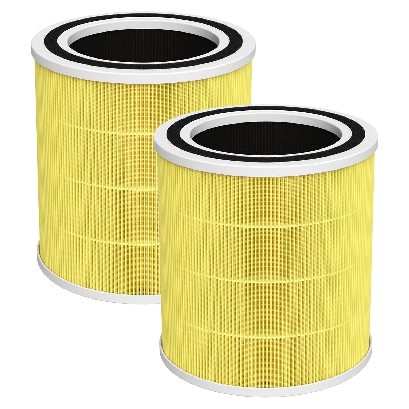Paquete de 2 filtros HEPA Isinlive AC400 para Purivortex