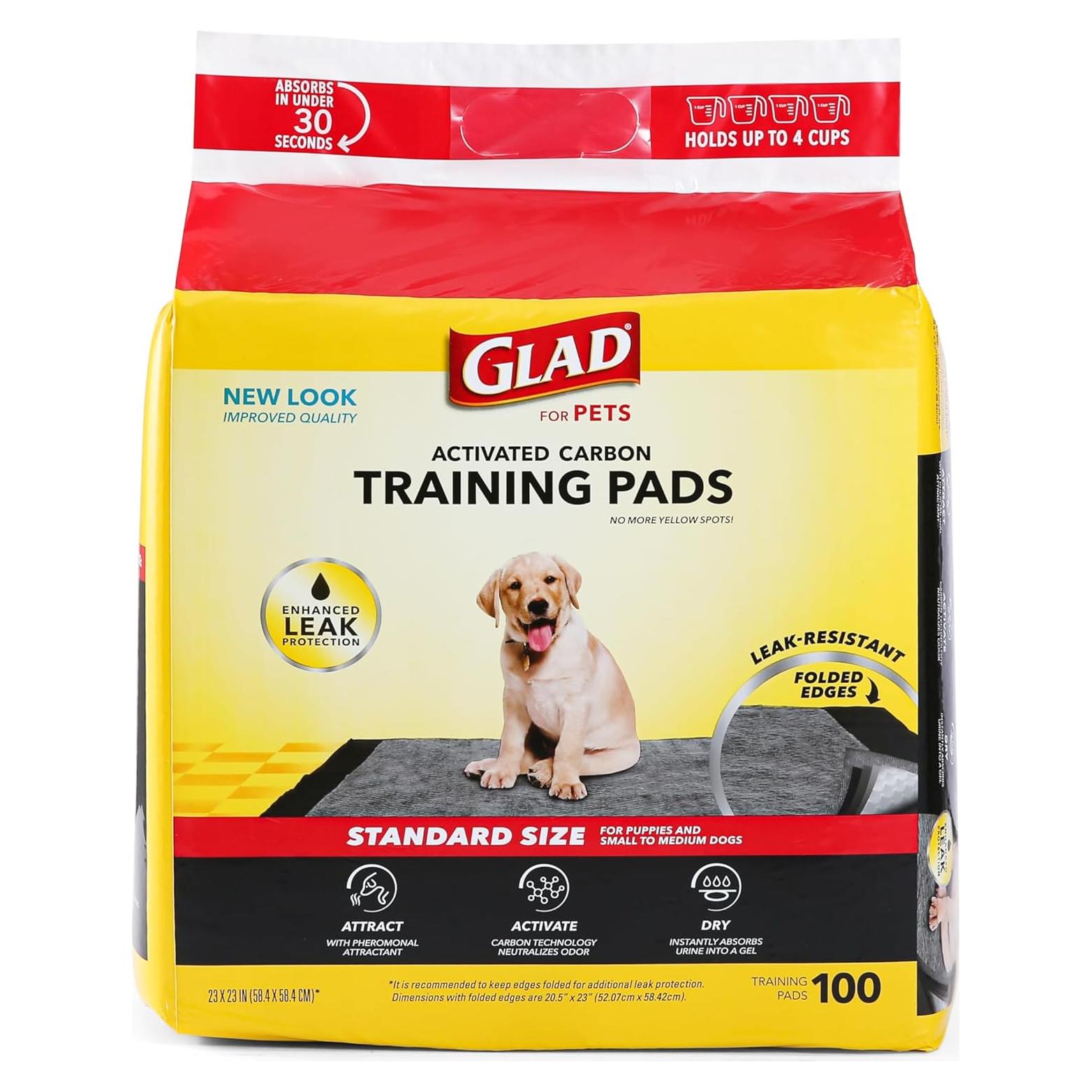 Almohadillas Desechables Glad para Mascotas 23x23" 100 Pzas