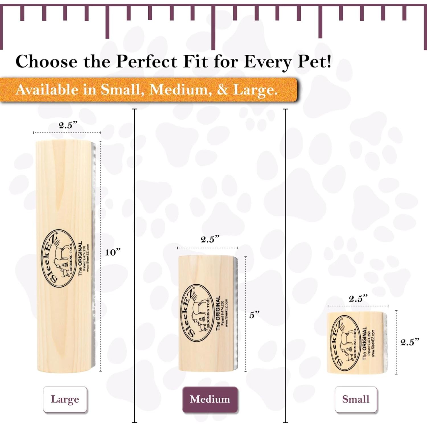 Cepillo SleekEZ para Perros 12,7 cm Eliminador de Pelo