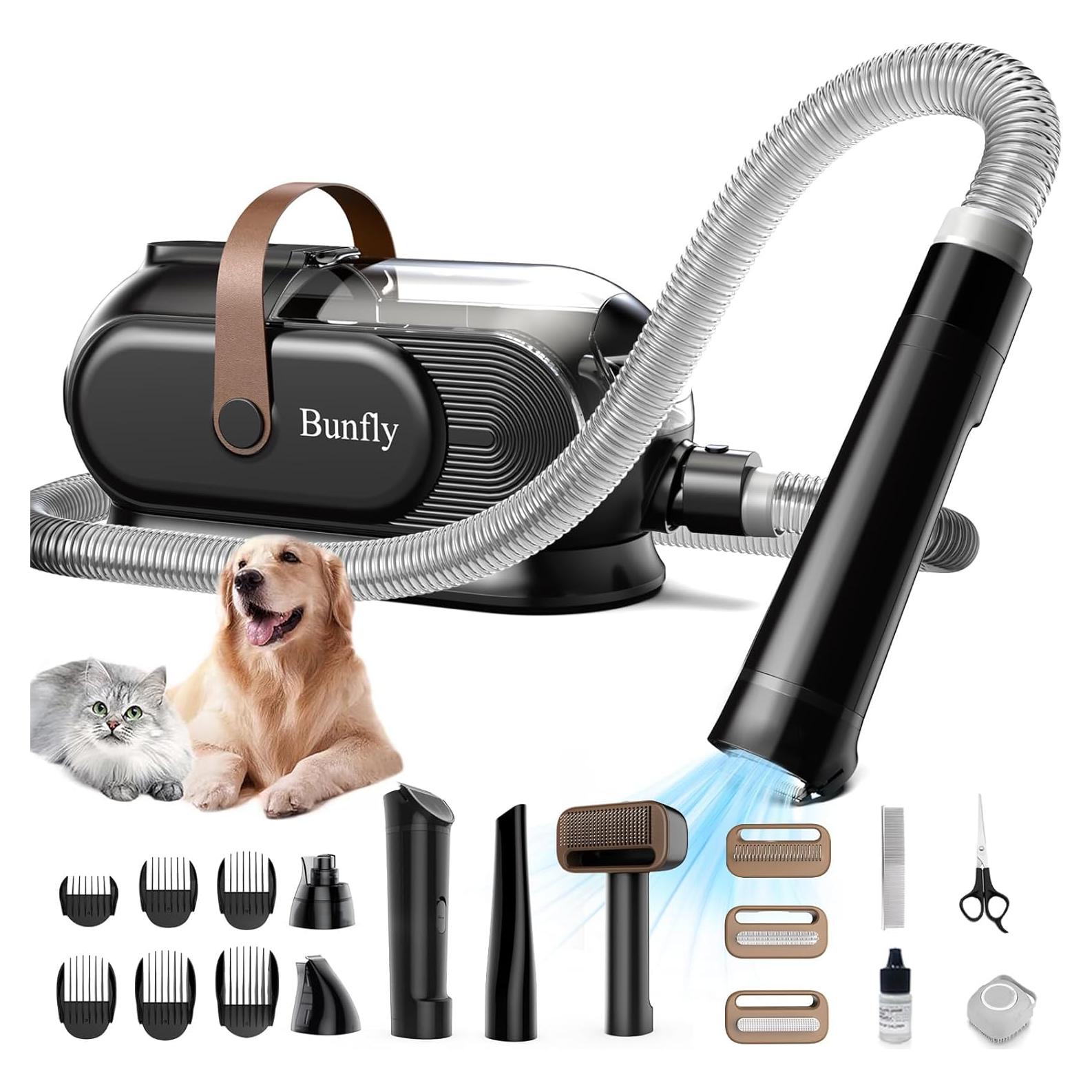 Kit de Aseo para Perros Bunfly CWMF-B con Aspiradora 13000kpa