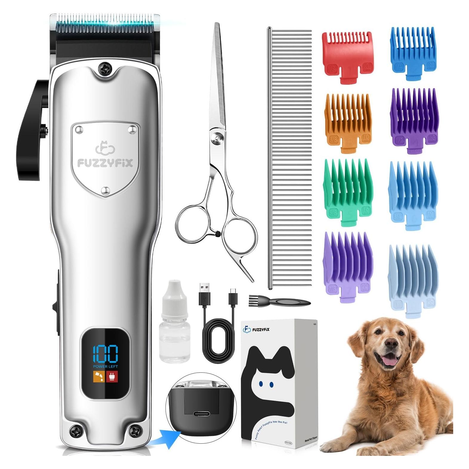 Cortadora de Perros FuzzyFix PCF515 Recargable Acero Inoxidable