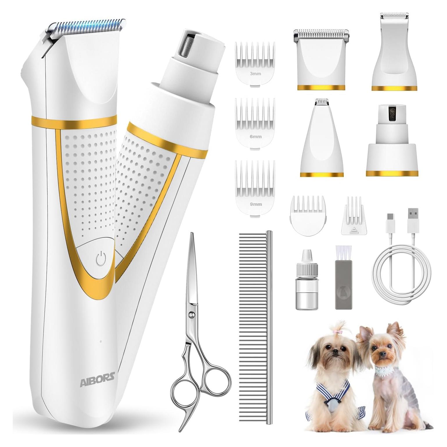 Kit de Aseo 4 en 1 AIBORS para Perros Pequeños IPX7