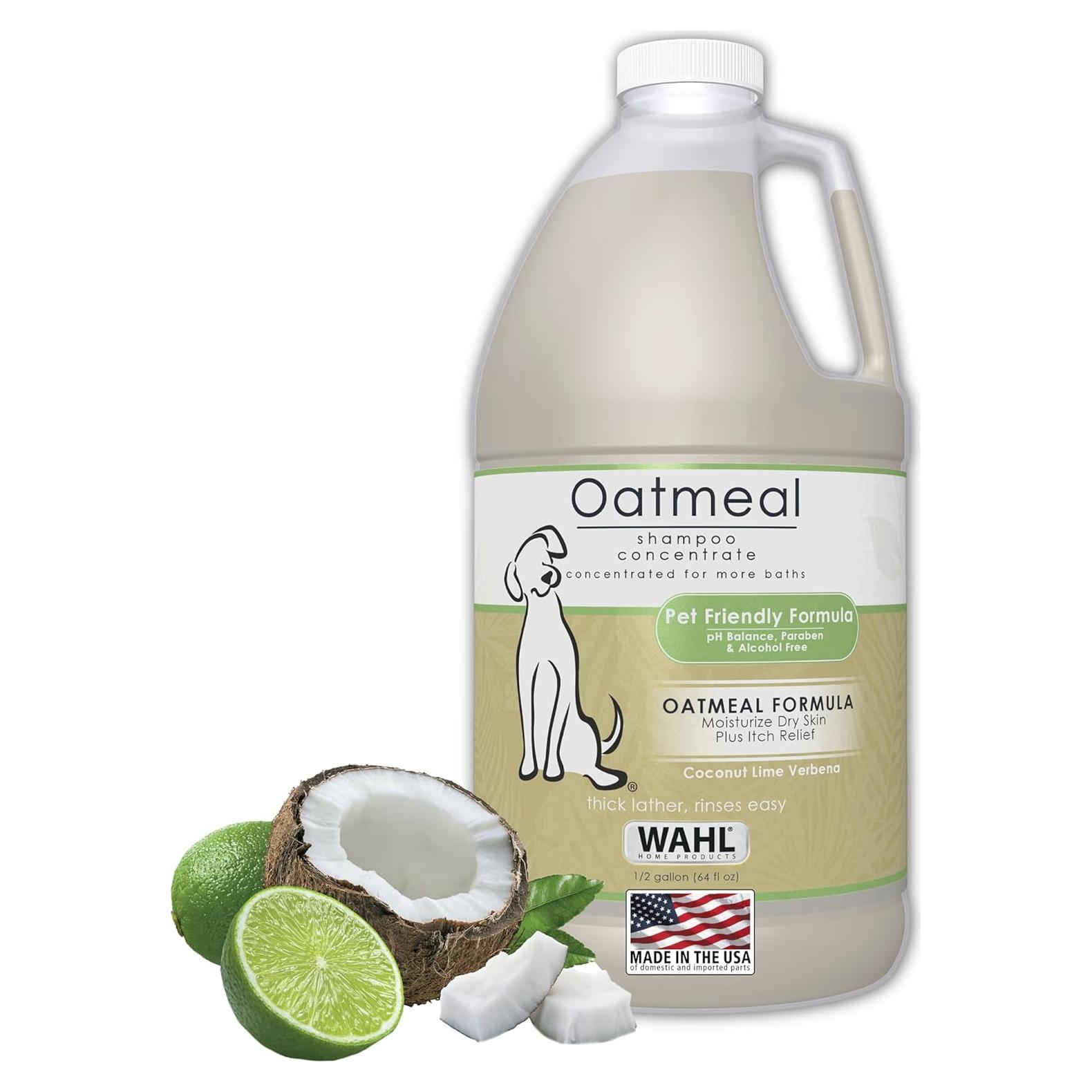 Champú para perros Wahl USA 64 oz Avena y Verbena de Lima