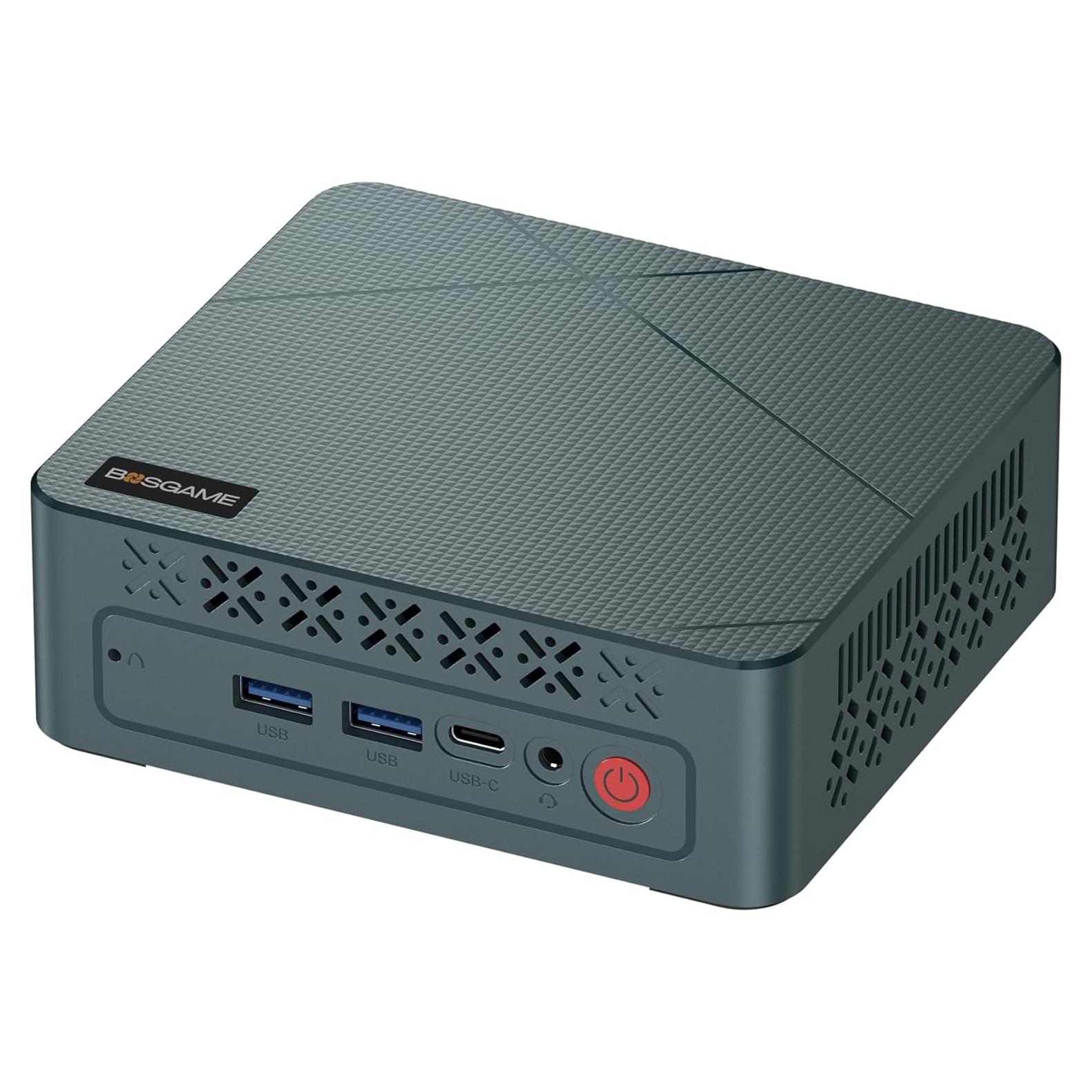 Mini PC BOSGAME E2 Ryzen 5 16GB RAM 512GB SSD Doble HDMI