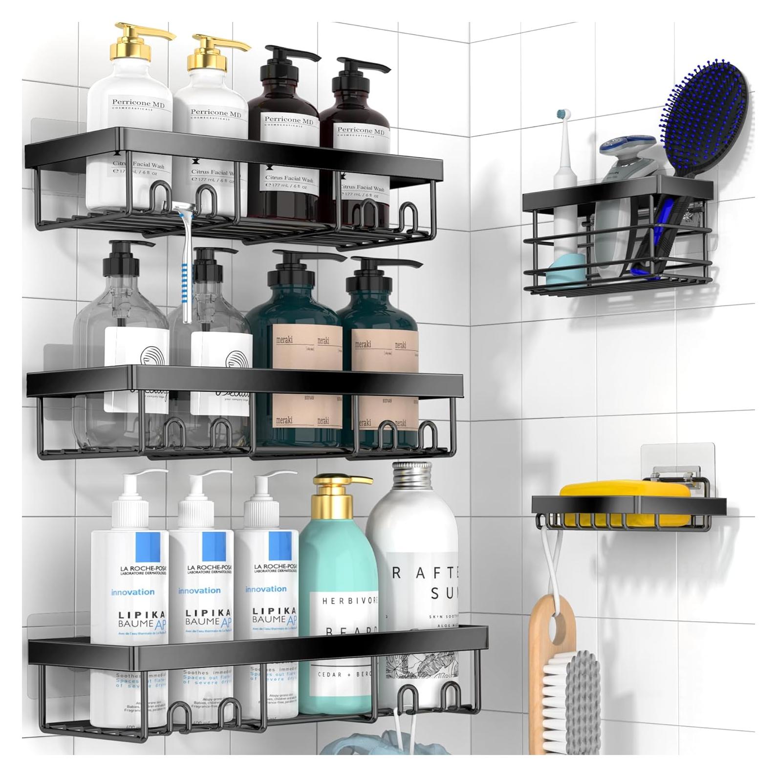 Organizador de Ducha Moforoco - 5 Estantes de Acero Inoxidable