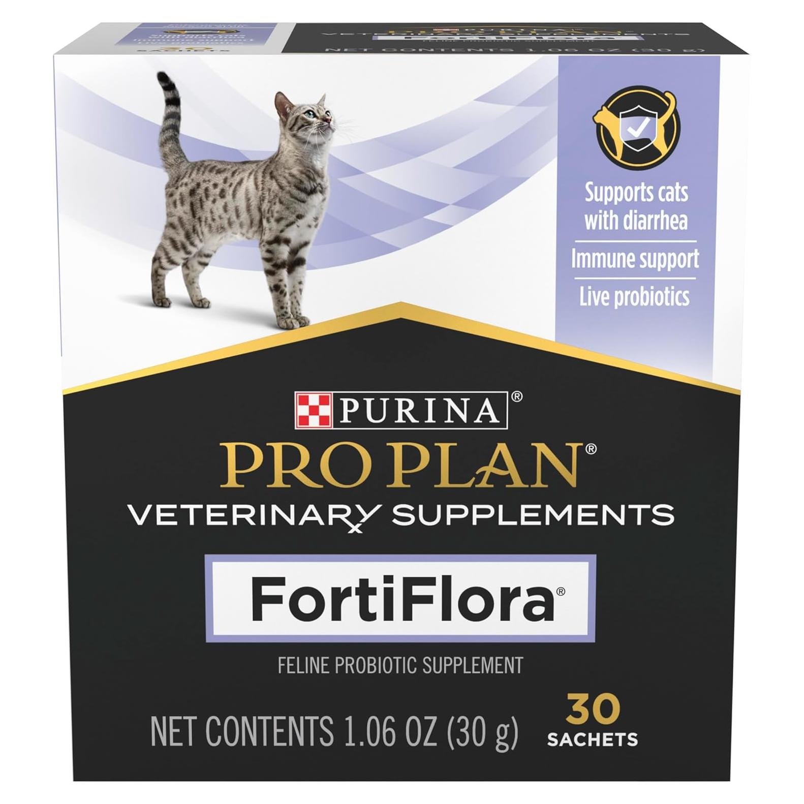 Suplemento Probiótico FortiFlora Purina Pro Plan 30 Unidades