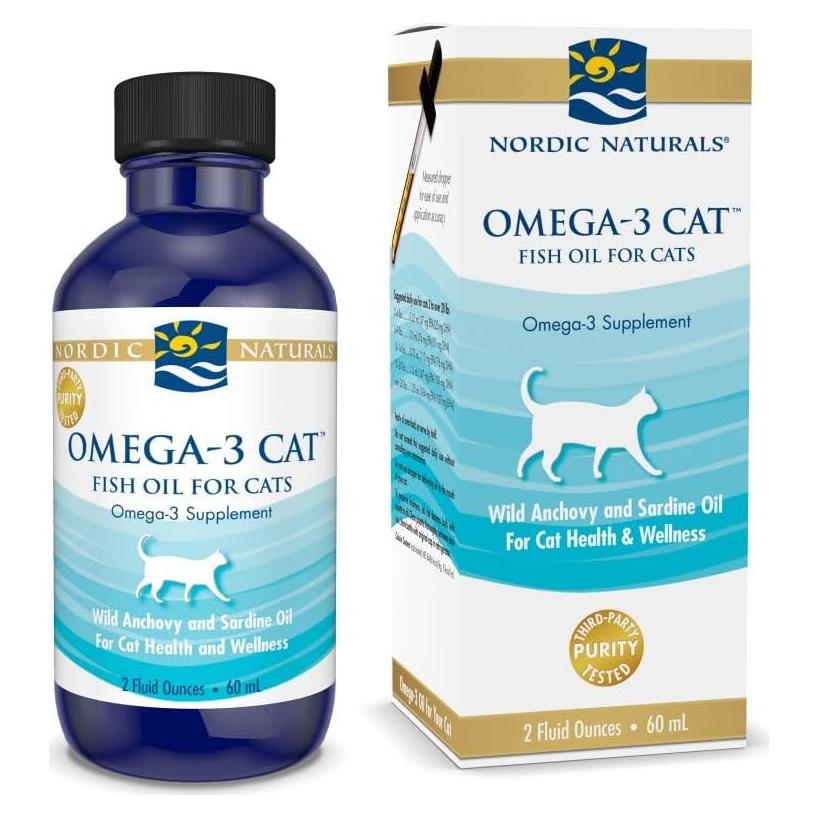 Aceite Omega-3 para Gatos Nordic Naturals 60 ml EPA DHA