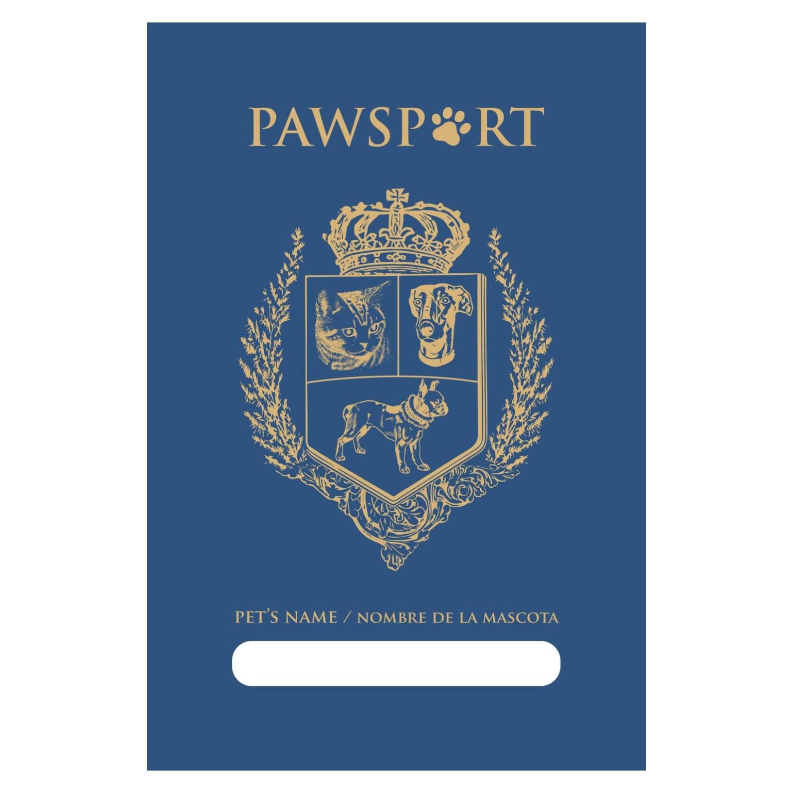 Pet Passport & Medical Record, for Pet Health and Travel, Bilingual English Spanish 4x6: Animal Health & Vaccine Record Book