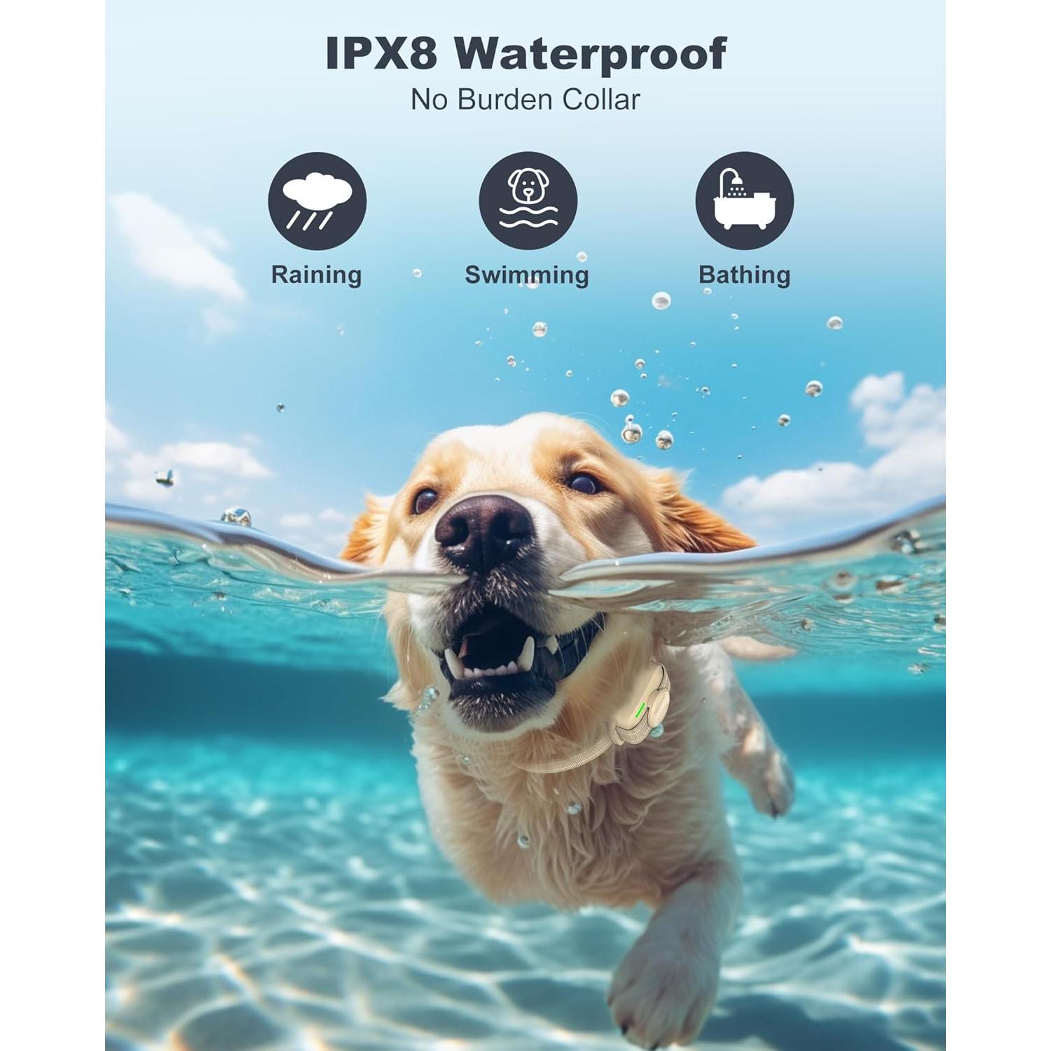 Collar de Entrenamiento Jugbow para Perros 5-120 lb IPX8