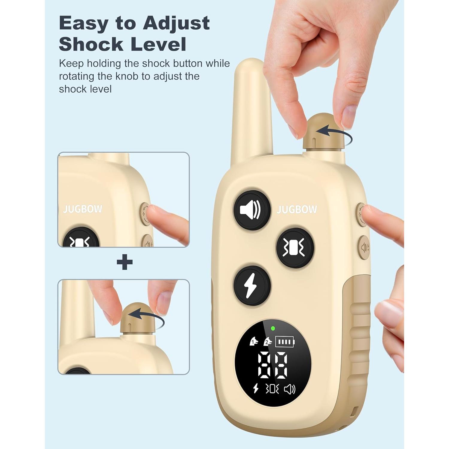 Collar de Entrenamiento Jugbow para Perros 5-120 lb IPX8