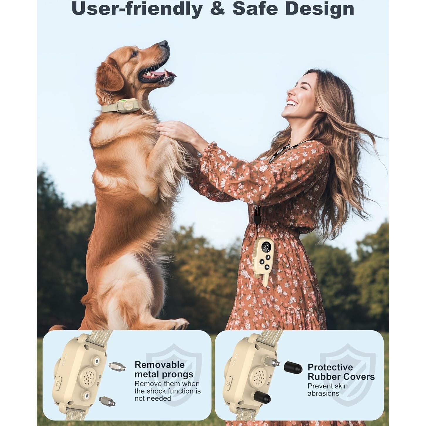 Collar de Entrenamiento Jugbow para Perros 5-120 lb IPX8