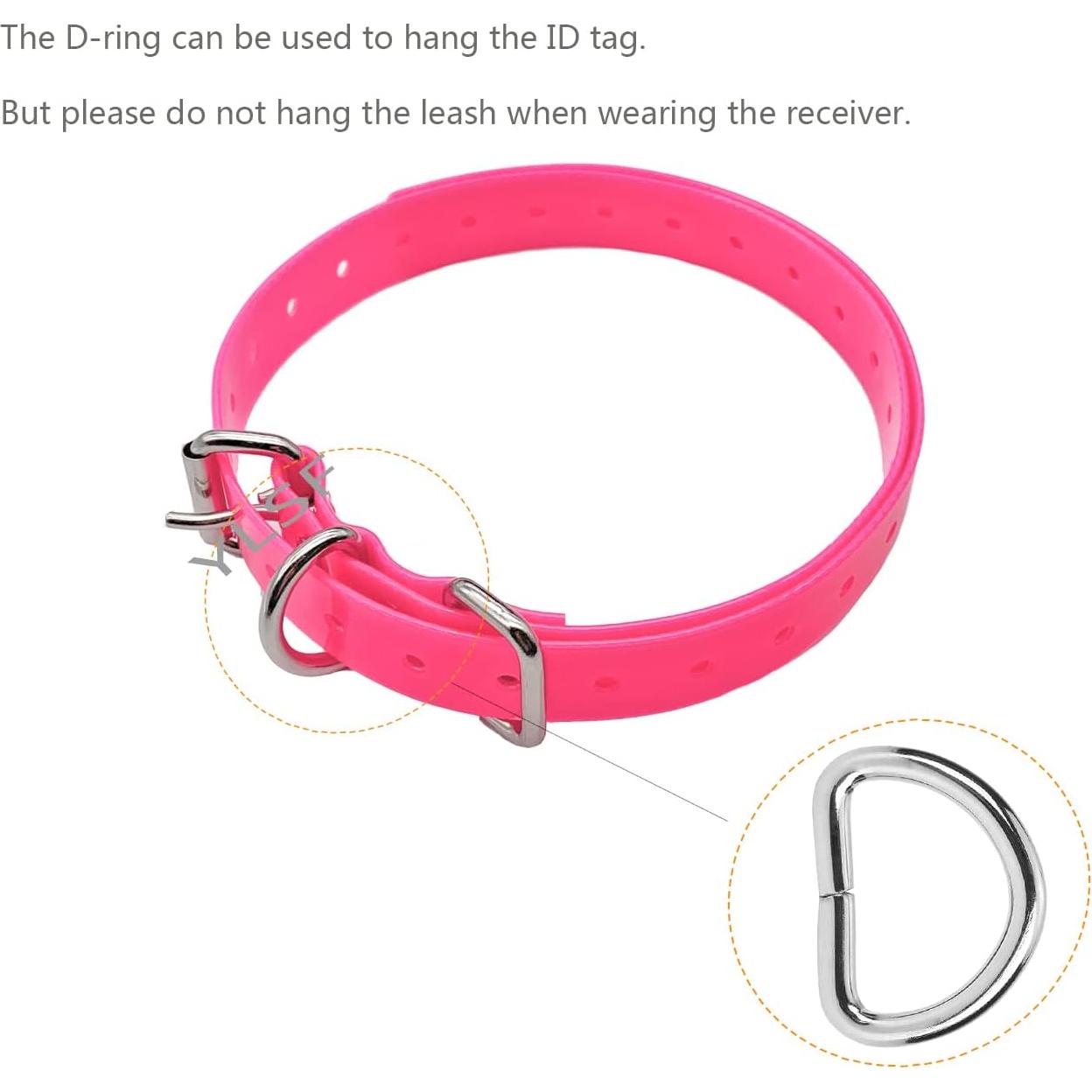 Correa para perro YLSF TPU 67cm Rosa Ajustable Impermeable