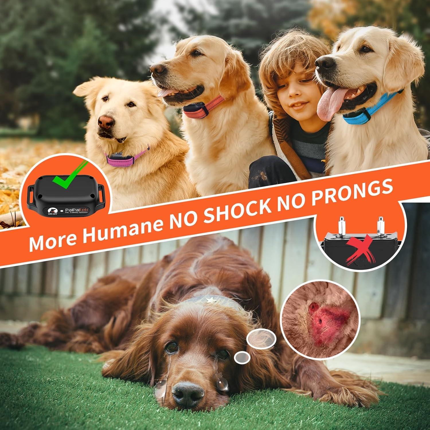 Collar Vibratorio PaiPaitek para Entrenamiento 3 Perros