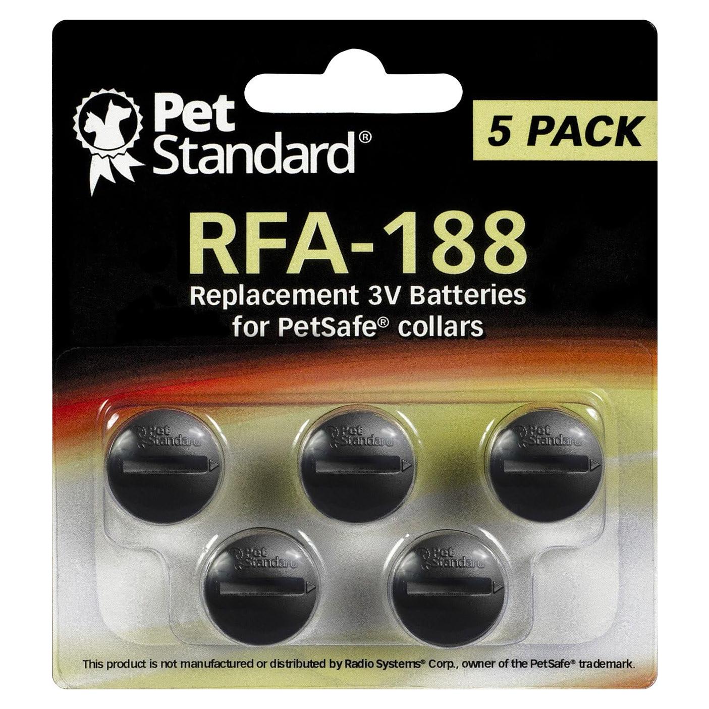 Baterías de Reemplazo 3V PetSafe RFA-188 - Paquete de 5
