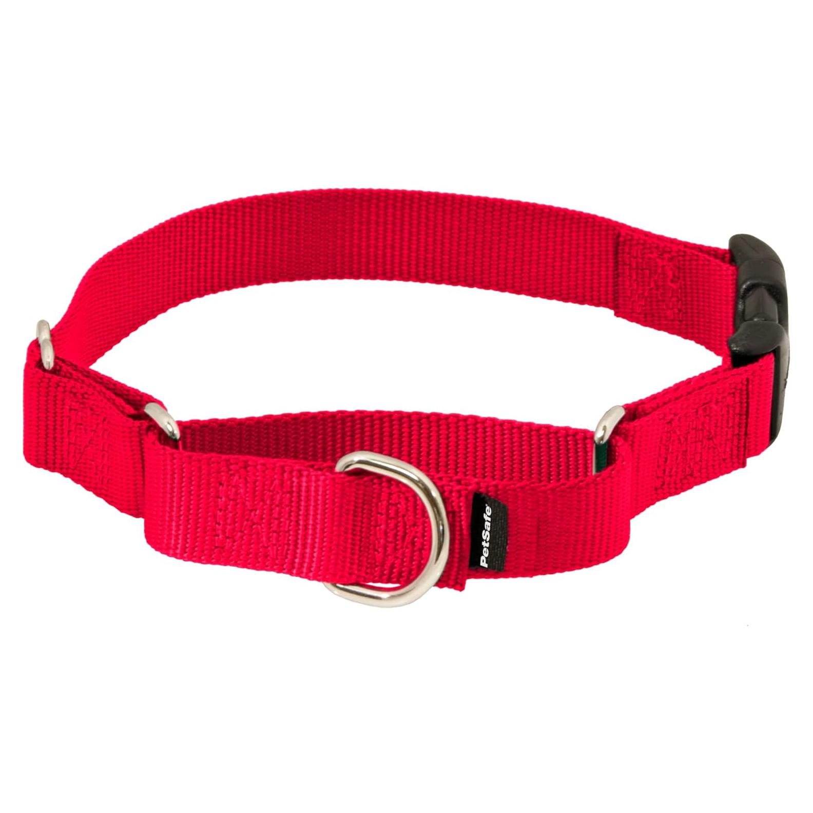 Collar Martingale PetSafe Rojo Mediano 3,30x1,65cm