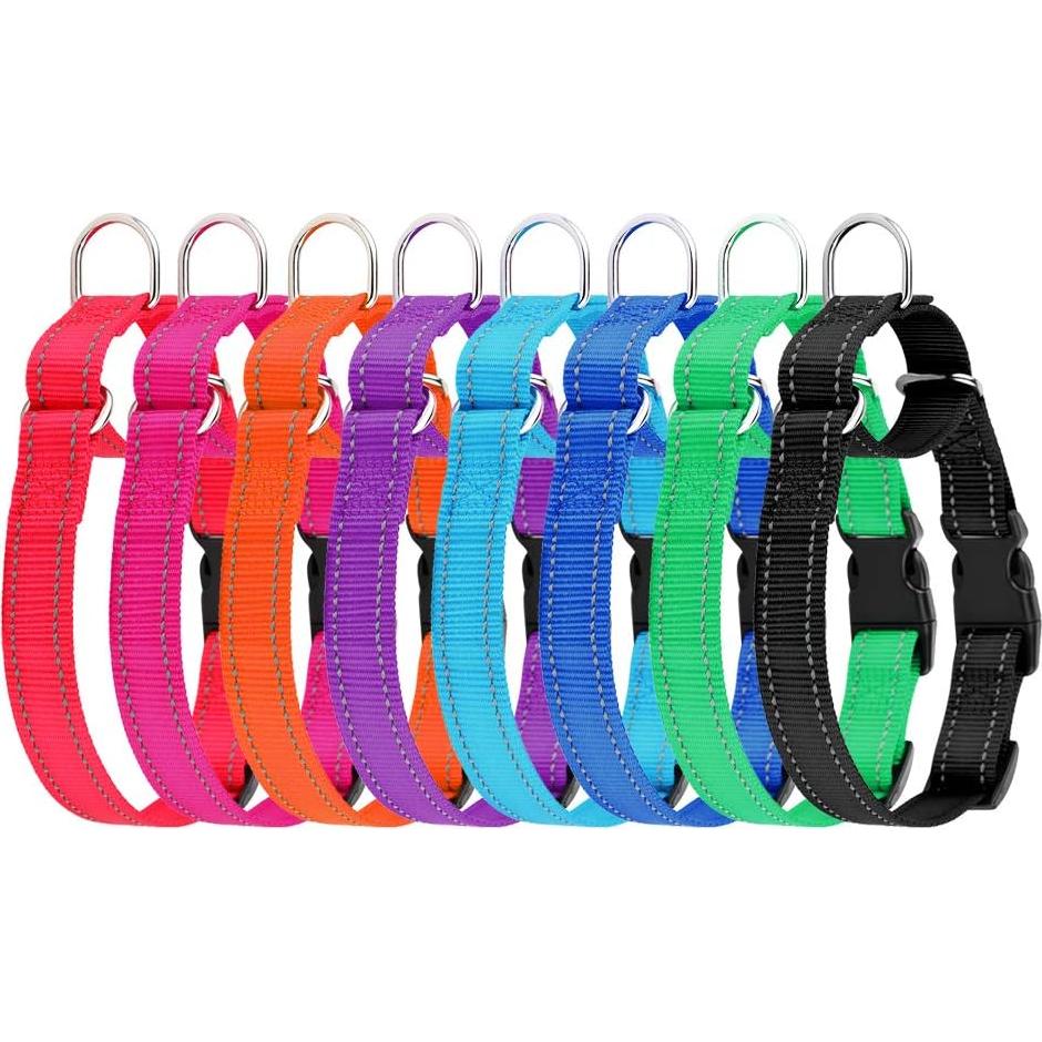 Collar Martingale Reflectante Plutus Pet M 40-50 cm Púrpura
