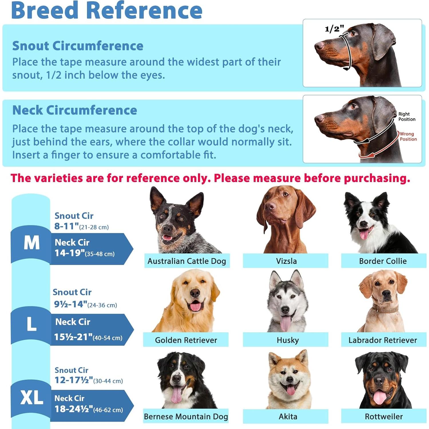 Collar de Cabeza Suave BARKLESS M Negro para Perros