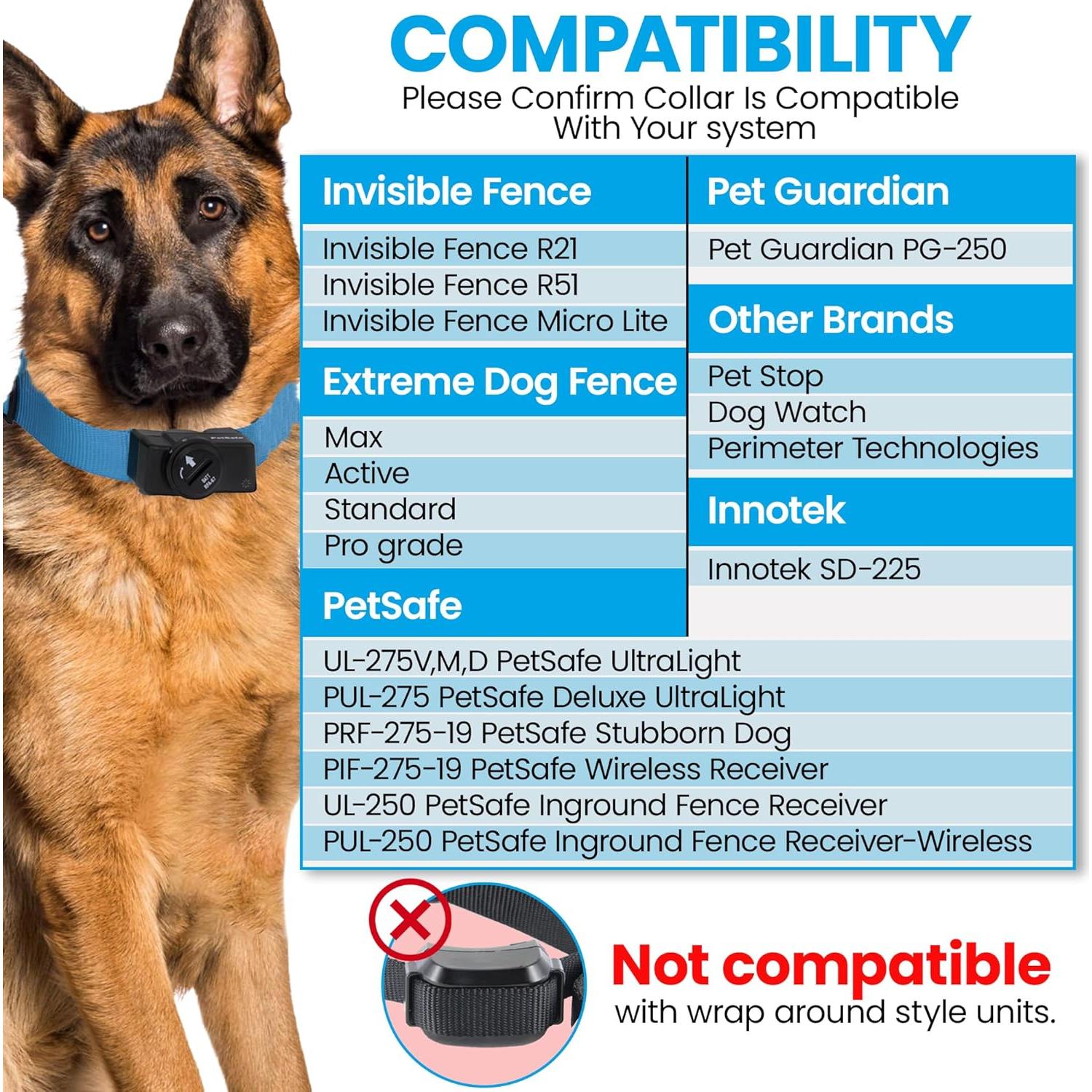 Correa de Reemplazo Nylon E-Collar Gracie Grande 45-68 cm