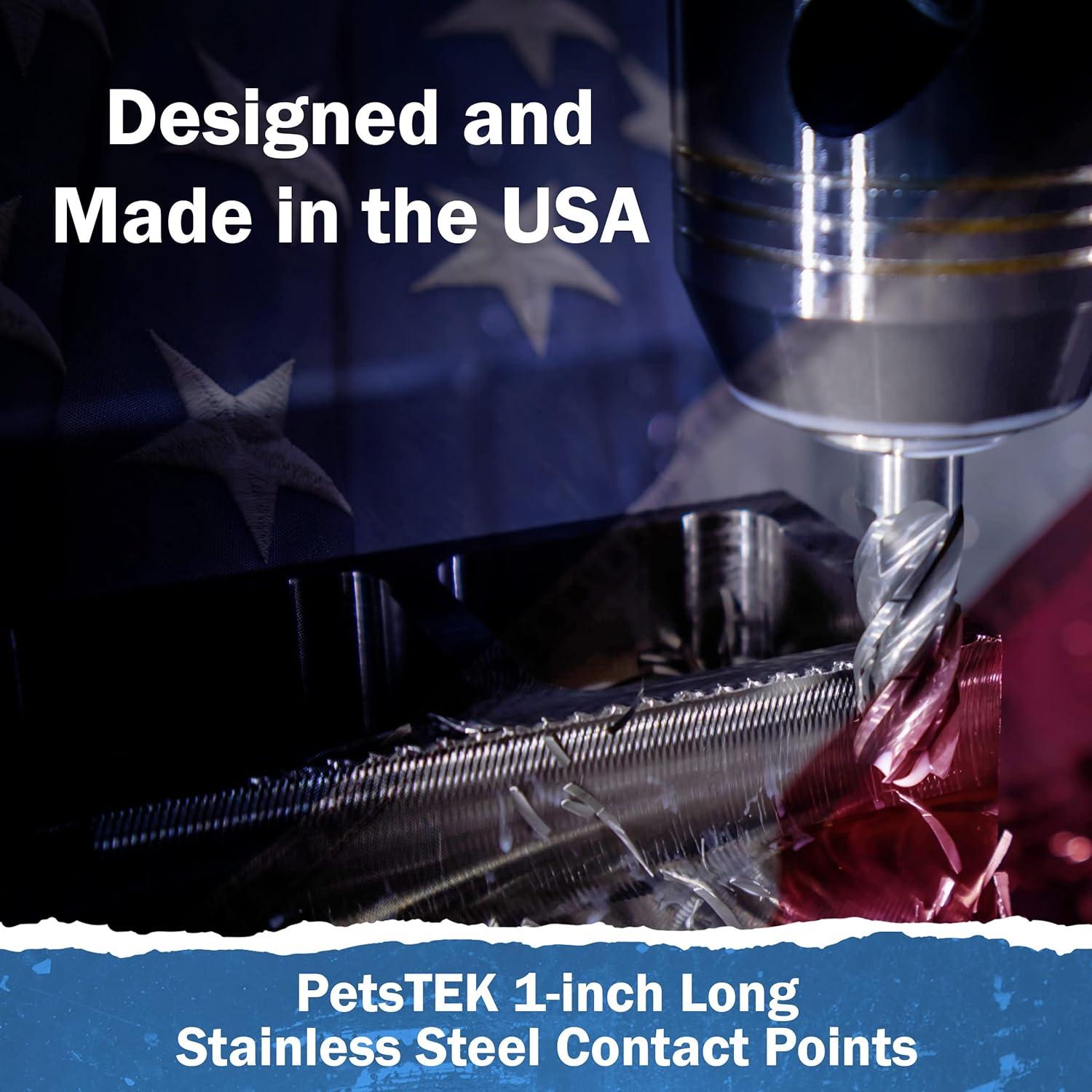 Puntas de Reemplazo 2 Pcs PetsTEK Acero Inoxidable 2.54 cm