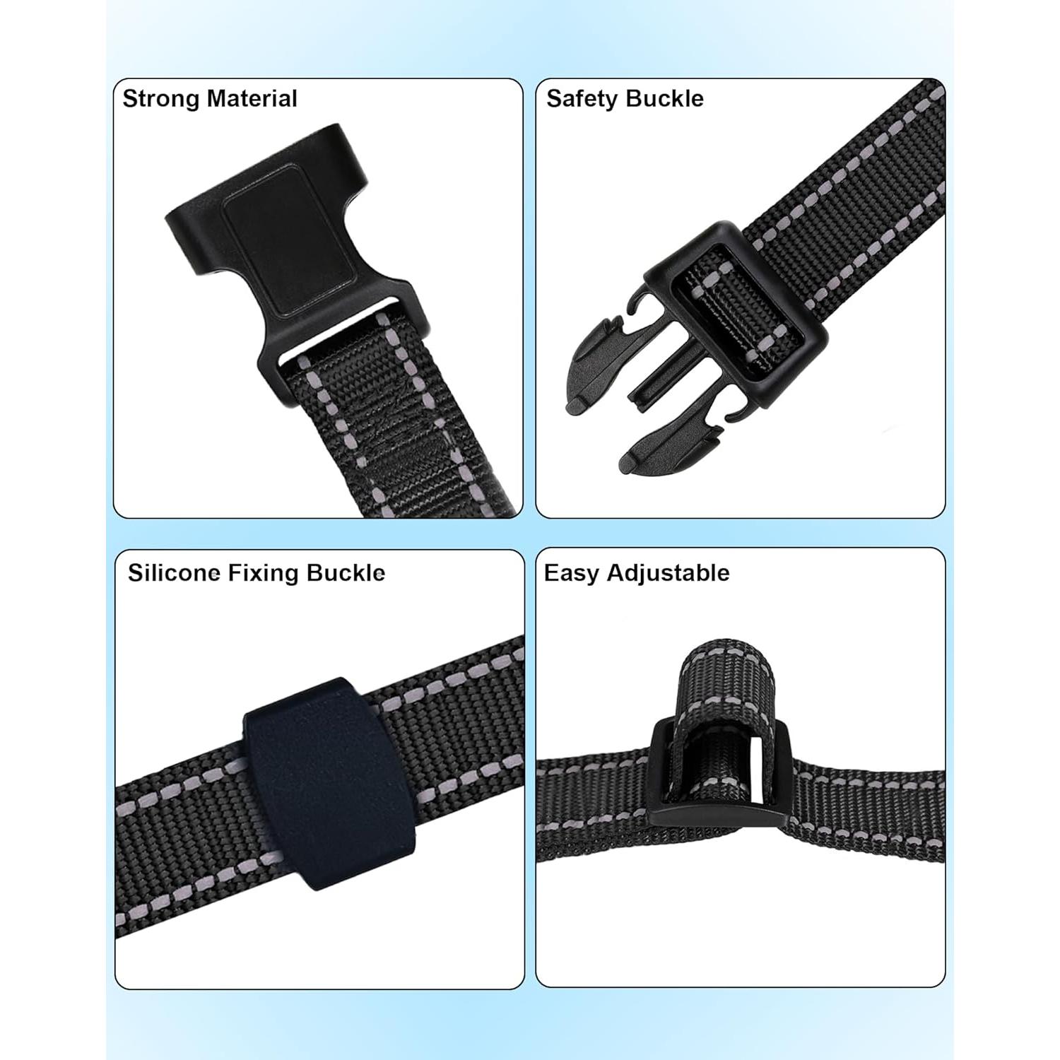 Correa de Reemplazo Nylon Reflectante Doparet 1,9 cm Ajustable