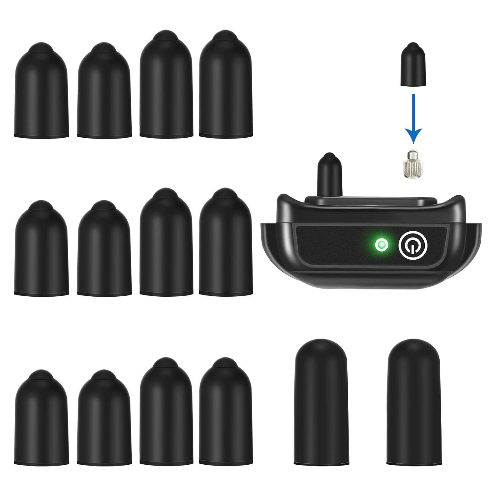 Weewooday 24 Puntas de Goma para Collar de Perro 13-20 mm