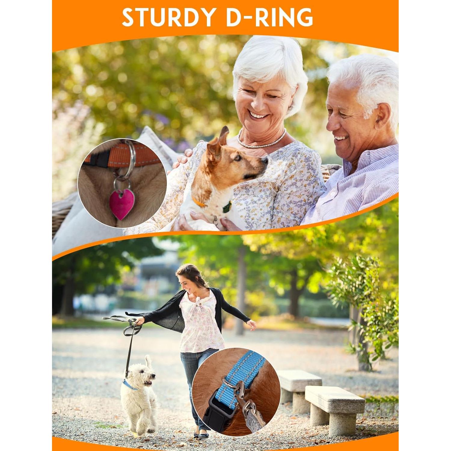 Collar Ajustable para Perros PaiPaitek 20-68 cm Reflectante