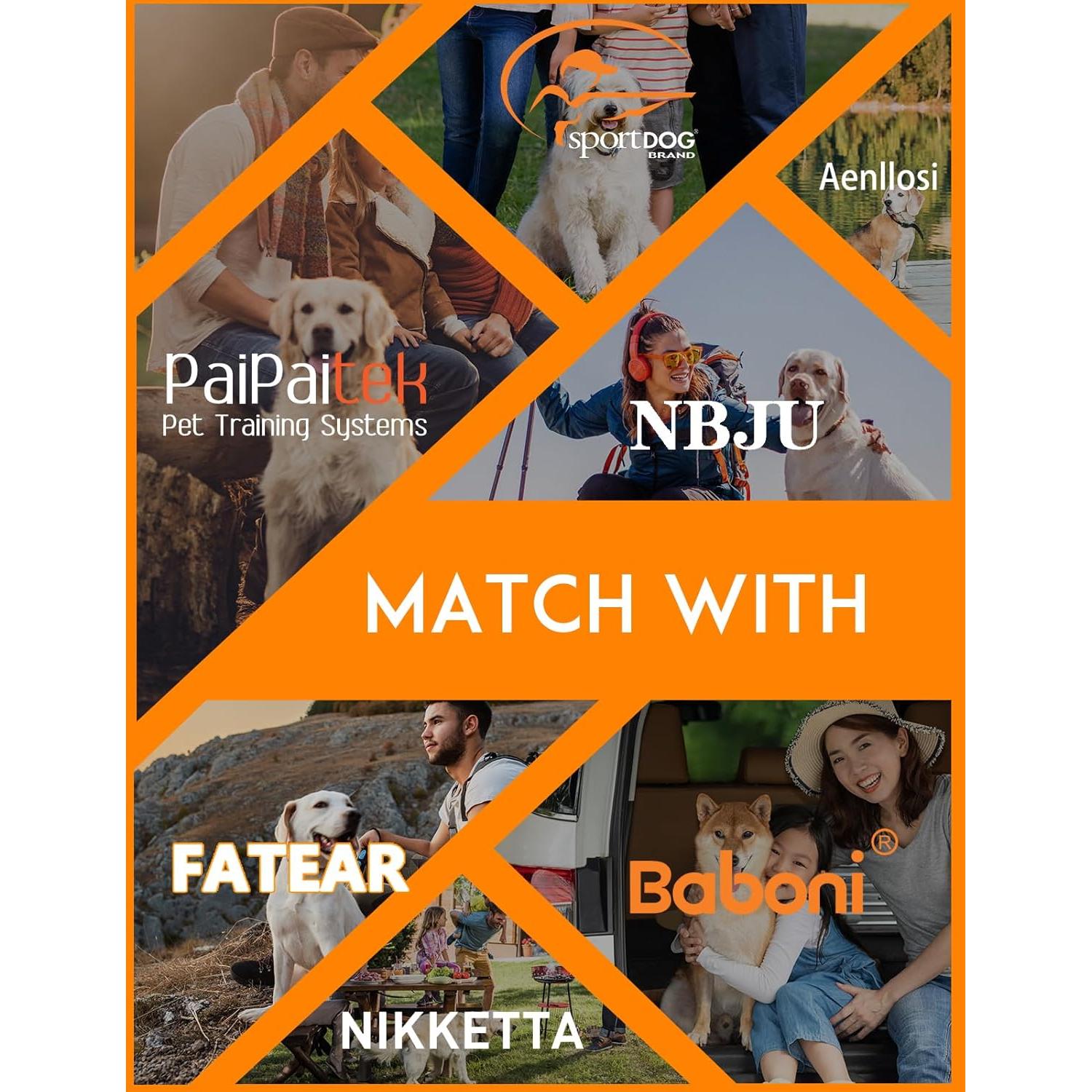 Collar Ajustable para Perros PaiPaitek 20-68 cm Reflectante