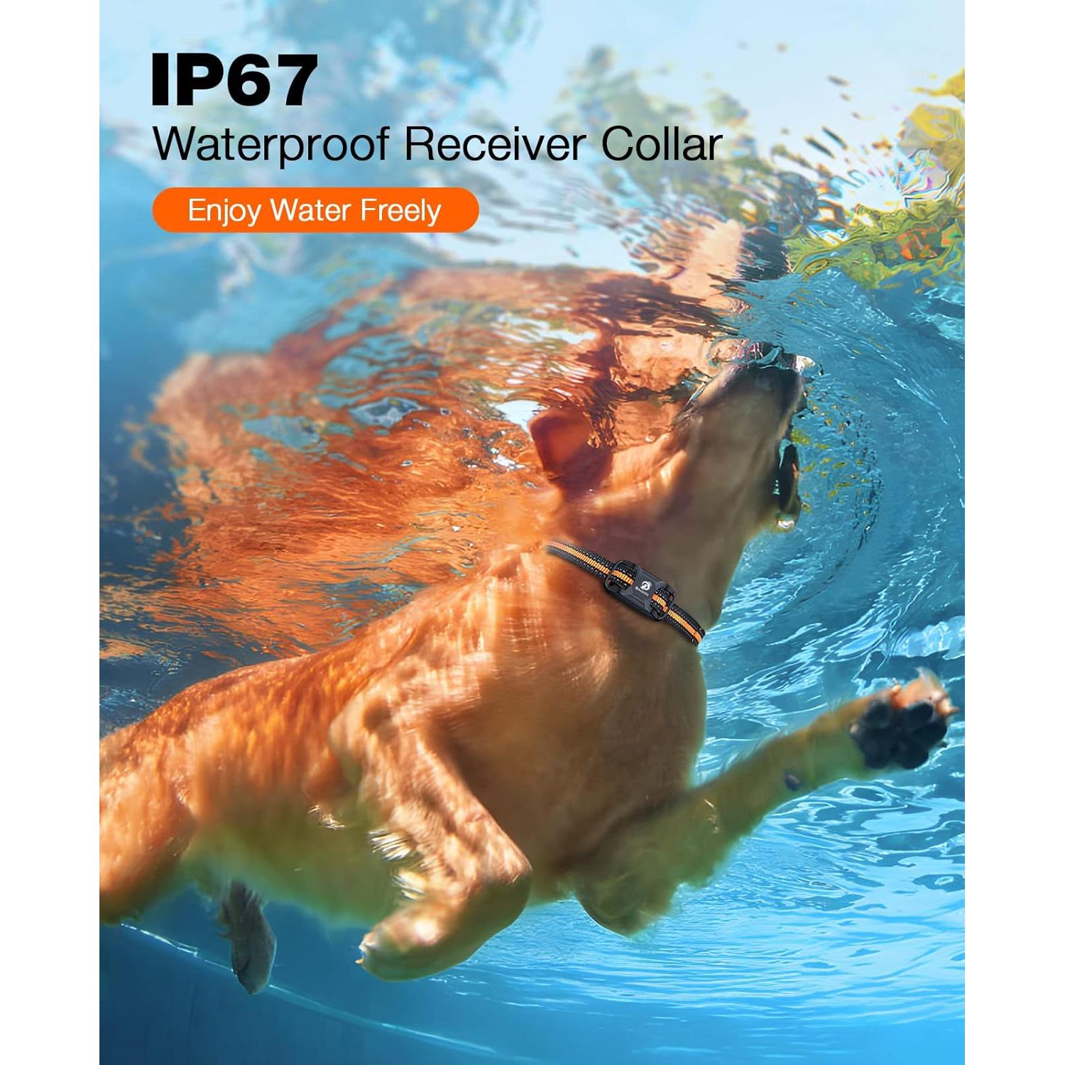 Collar de Choque Bousnic para Perros 5-120 lbs Recargable