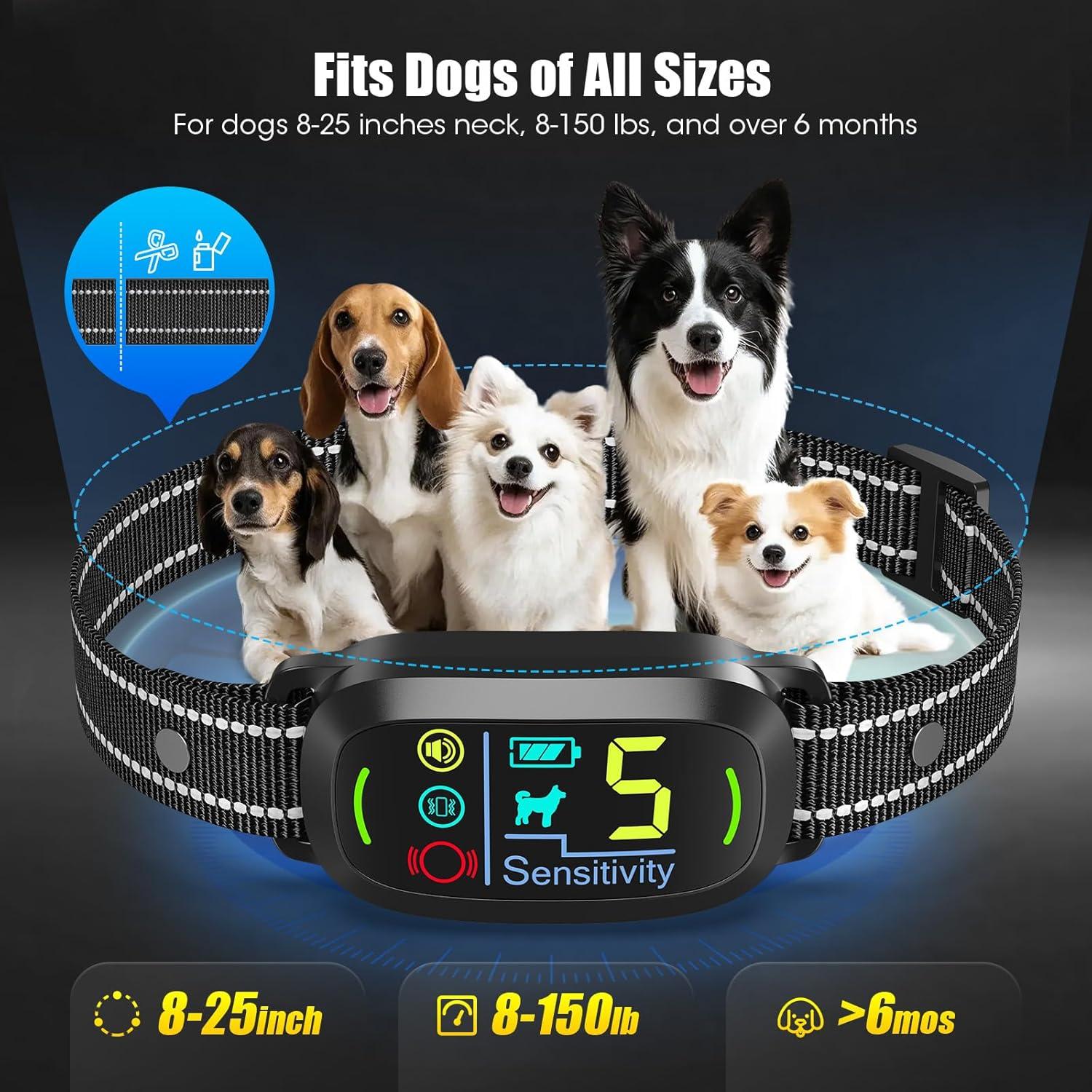 Collar Antibark Inteligente Oliry S1 Pro para Perros