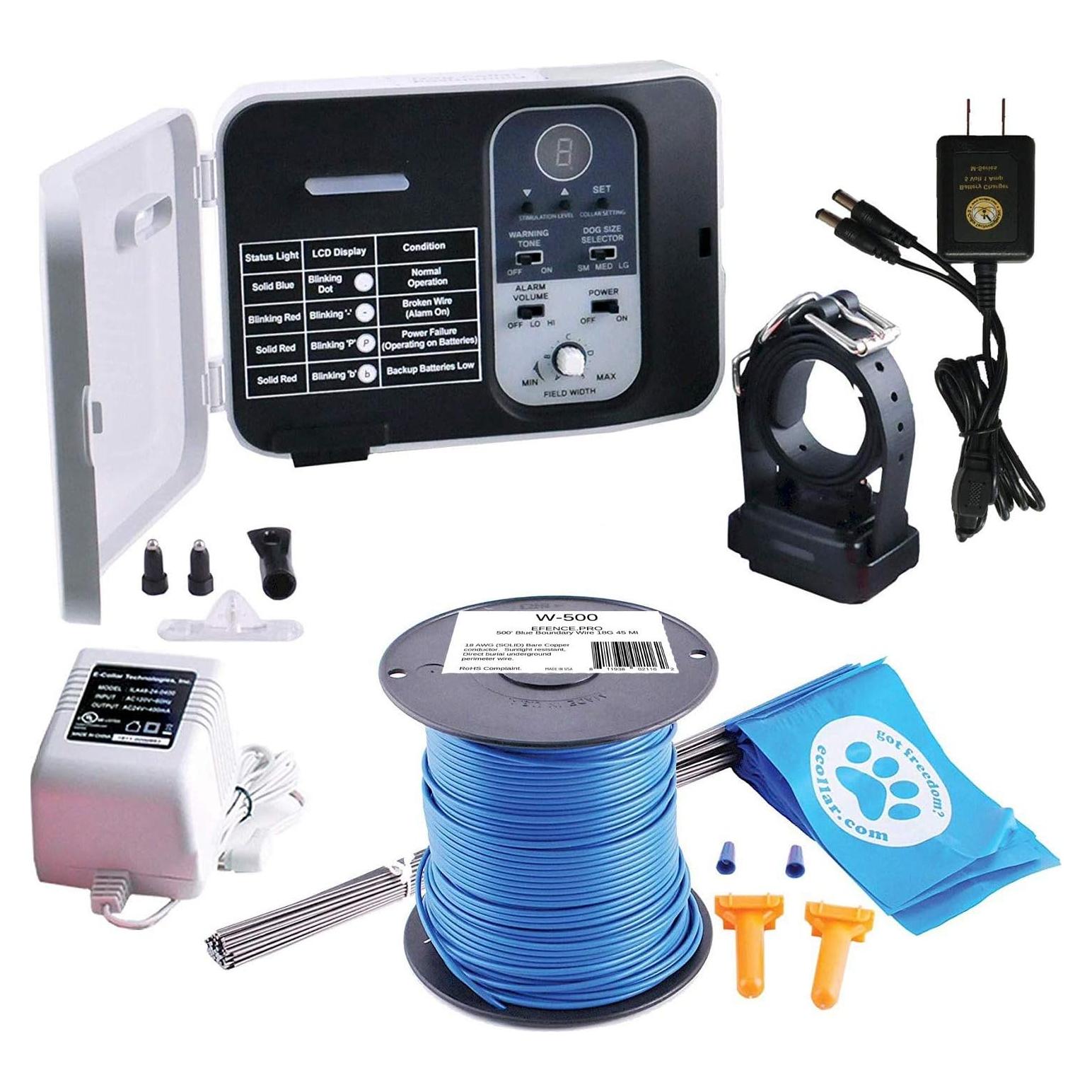 Sistema de Contención Subterránea Educador PF-1000-BK para Perros