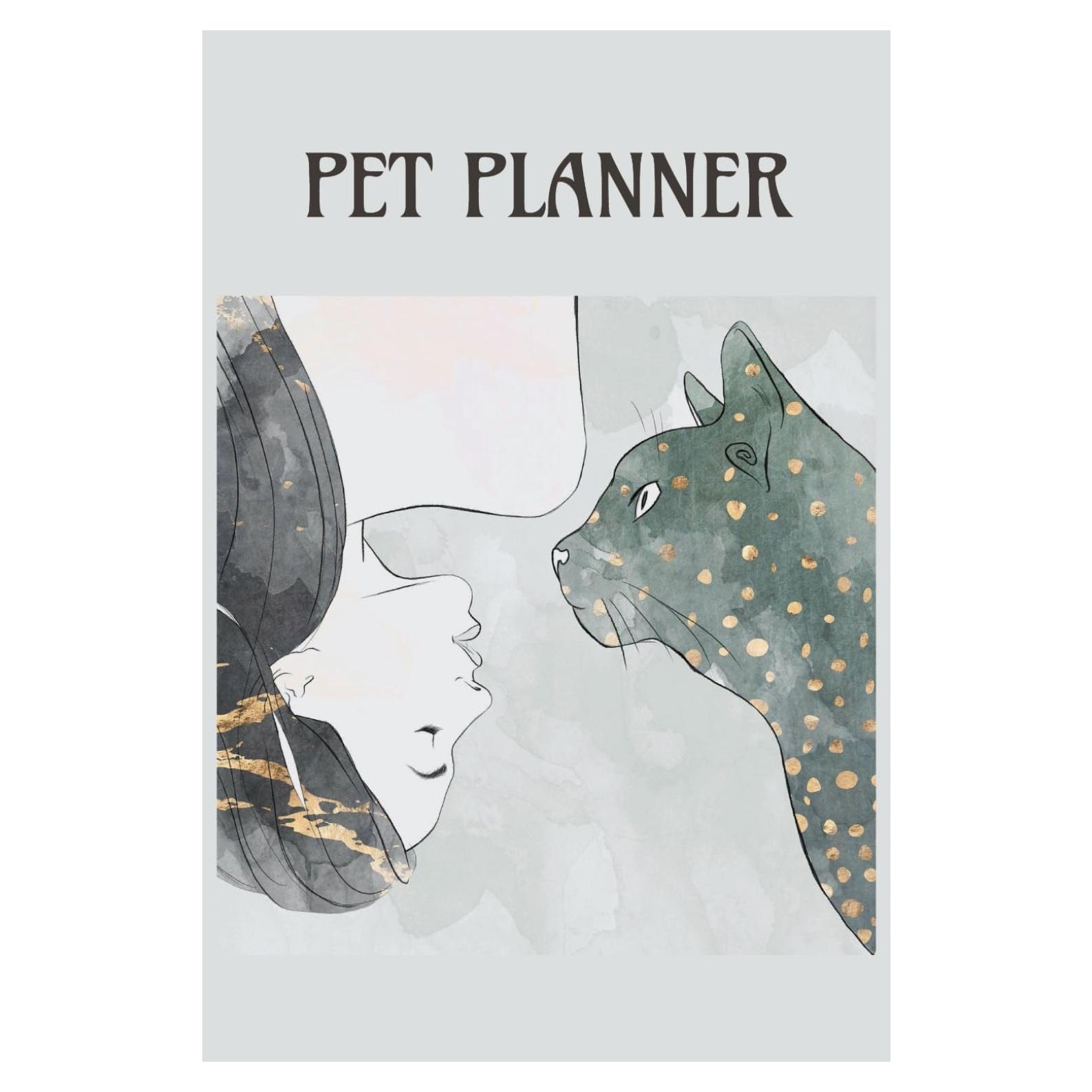 Diario de Cuidado de Mascotas Tapa Blanda 365 Páginas