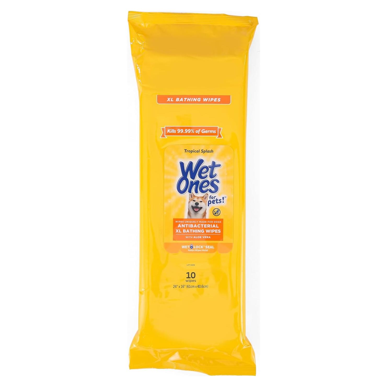 Toallitas desechables XL Wet Ones para perros 10 unidades